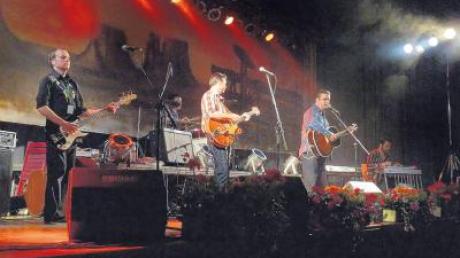 Die Band „John Miller & his Country Casuals“ aus Glasgow, Schottland spielte beim Country-Festival in Kötz.   