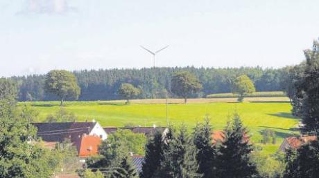 So einen Standort, wie hier bei Aislingen, für ein Windkraftrad wünscht sich der Marktgemeinderat von Jettingen-Scheppach: in einem Waldgebiet und mindestens einen Kilometer entfernt von den nächsten Häusern.  