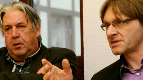 DGB-Regionsvorsitzender Werner Gloning (links) und der 1. Bevollmächtigte der IG Metall Neu-Ulm/Günzburg, Günter Frey, wollen sich aktiv in den Wahlkampf einmischen und dabei für die Rechte der Arbeitnehmer kämpfen. 