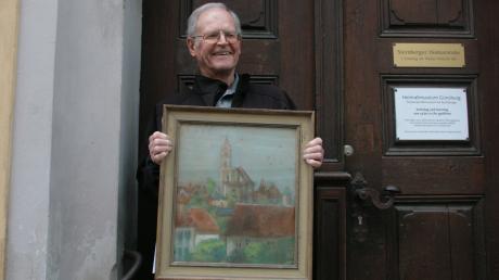 Der Günzburger Künstler und Schriftsteller Alexander Heilmeyer hatte Amtsrichter Gottfried Vocke 1906 eines seiner Gemälde geschenkt. Nach einer langen und weiten Wanderschaft kam das Werk jetzt wieder nach Günzburg. 
