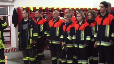 Die Helfer der Feuerwehr Burtenbach schnitten bei der alle drei Jahre stattfindenden Inspektion gut ab. 