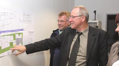 Bei der Bürgerversammlung in Bubesheim am Montagabend informierte Bürgermeister Walter Sauter unter anderem über den Sachstand bei den Planungen für die neue Unterkunft der Verwaltungsgemeinschaft in Kötz.  
