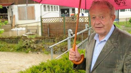 Das Hochwasser in diesem Jahr hat Waldstetten und seinen Bürgermeister Emil Konrad besonders gefordert. Bei den Kommunalwahlen tritt er nicht mehr an.  

