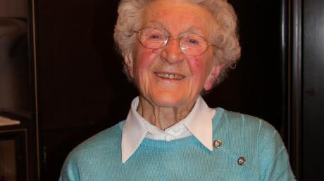 1914 wurde Maria Gold geboren, die Jubilarin aus Bubesheim freut sich auf die Glückwünsche zu ihrem heutigen 100. Geburtstag.   

