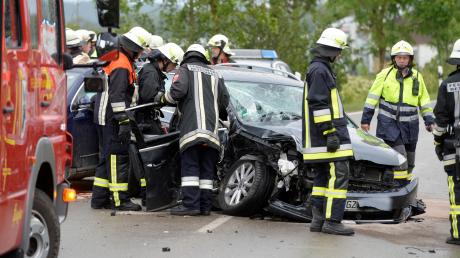 Ein schwerer Unfall ist am Montagabend in Burgau passiert.