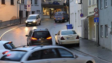 Am Stadtberg in Günzburg (Archivfoto) müssen Autofahrer am Mittwoch und Donnerstag mit Behinderungen rechnen.