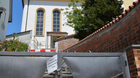 Heftige Diskussionen gab es im Gemeinderat wegen der Sanierung der Kirchentreppe in Dürrlauingen.  
