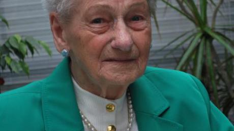 Maria Mayer stammt aus Marienbad. Heute wird sie in Leipheim 90 Jahre alt.  

