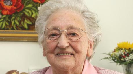 Ilse Gebauer aus Burgau feiert heute ihren 95. Geburtstag. 	