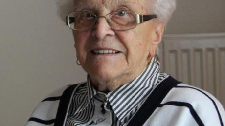Erna Suffa-Friedel wird heute 95. 	