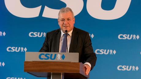 Markus Ferber, Europaabgeordneter und schwäbischer CSU-Chef, soll nach der Vorstellung des Günzburger DGB-Kreisvorsitzenden Werner Gloning in Günzburg am 3. Oktober nicht auftreten.