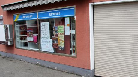 Das alteingesessene Lebensmittelgeschäft Kircher in Wettenhausen schließt.
