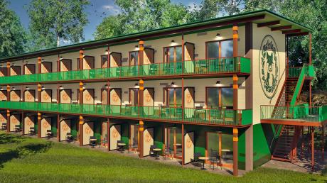 Im März 2024 erweitert das Feriendorf sein Übernachtungsangebot um die Waldabenteuer Lodge mit passendem Themenrestaurant und Spielplätzen.