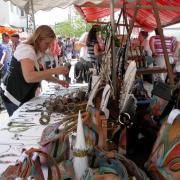 Traditionell gehört ein Flohmarkt zum Illertisser Frühjahrsmarkt.