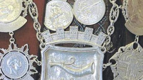 Diese prächtige Kette des Rothtalschützengaus schmückt die Gauschützenkönigin.