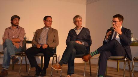 Die Expertenrunde (von links): Michael Hegele, Pfarrer Andreas Specker, Wilhelm Schulte und Martin Mommers. 
