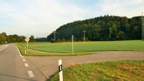 Am Verkehrsknoten Steinweg soll zwischen Staatsstraße und Wald das neue Kellmünzer Gewerbegebiet „Kälberweide“ entstehen. 