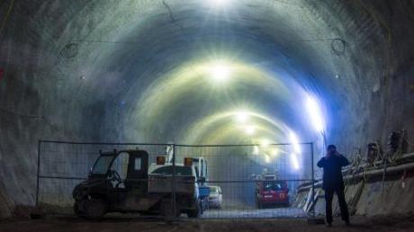 Ton einer Tunnelbaustelle des Projekts Stuttgart 21 soll in Untereichen zwischengelagert werden.  	