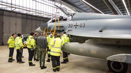 Auch heuer machen Eurofighter der Bundeswehr zu Übungszwecken am Allgäu-Airport Station.