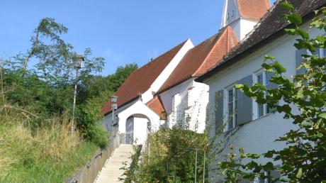 Eine Seitengasse des Schlosswegs in Osterberg.  	