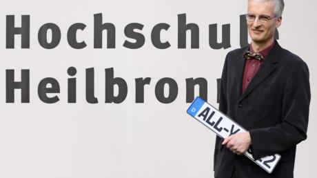 Ralf Borchert von der Hochschule Heilbronn: Kennzeichen ALL für Allgäu. Fotomontage von Christian Streitel