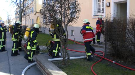 Im Augsburger Stadtteil Hochfeld hat es gebrannt.