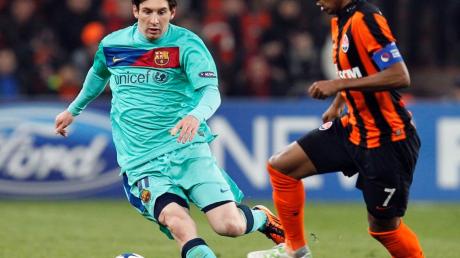 Lionel Messi hat mit seinem Tor beim1:0 gegen Schachtjor Donezk einen Vereinsrekord eingestellt.