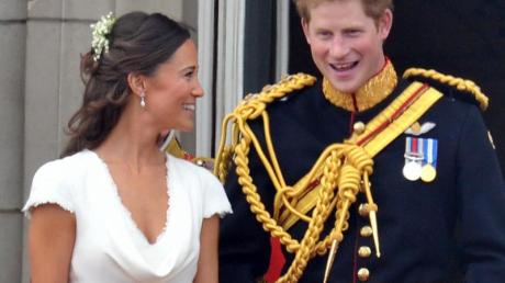 Die Geschwister des Brautpaars: Philippa Middleton und Prinz Harry.