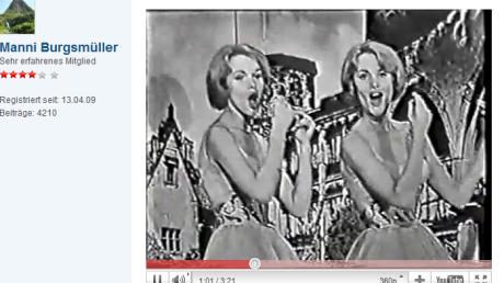 Video vom Auftritt der Kessler-Zwillinge beim Eurovision Song Contest 1959.