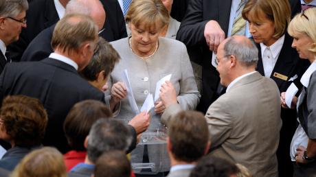 Die Abstimmung im Bundestag.