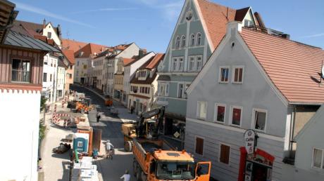 Dillinger Baustellen Sanierung Stadtberg