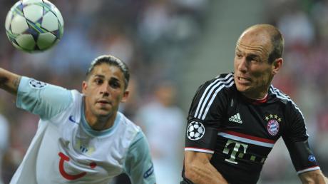 Lockerer Sieg in der Champions League: Bayerns Arjen Robben (rechts) im Duell mit Zürichs Ricardo Rodriguez 