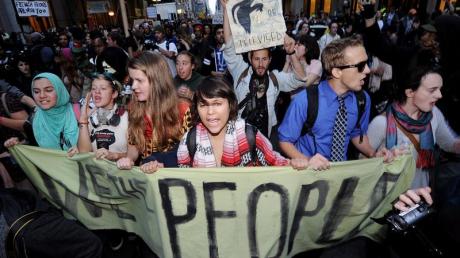Die «Occupy Wall Street»-Bewegung protestiert seit Wochen in New York und anderen US-Städten gegen die Politik der Finanzmärkte. Am Samstag soll auch in deutschen Städten demonstriert werden.