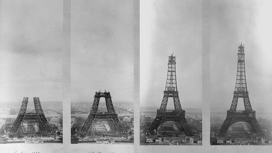 Eiffelturm Vor 125 Jahren Begann Gustave Eiffel Den Bau Augsburger Allgemeine