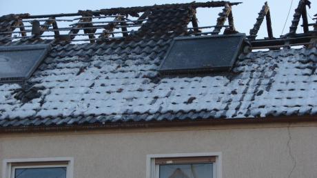 In Münsterhausen stand ein Haus in Flammen. Die Mieter retteten sich rechtzeitig.