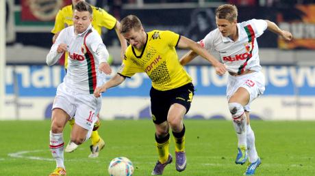 Der FCA schafft gegen Dortmund ein Unentschieden.