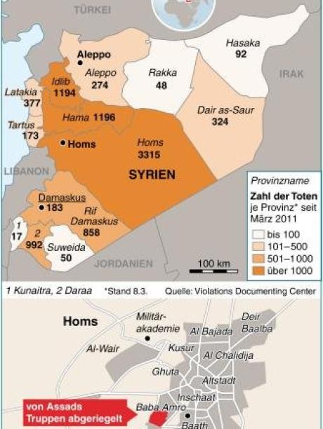 Syrien Ein Jahr Aufstand Zwischen Hoffnung Und Verzweiflung Augsburger Allgemeine