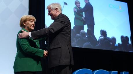 CDU-Chefin Angela Merkel hielt auf dem CSU-Parteitag ein leidenschaftliches Plädoyer für Europa.