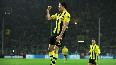 Yippieh! Dortmunds Robert Lewandowski freut sich über sein 1:0.