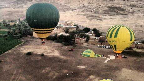 Heißluftballon explodiert über Luxor: 19 Tote 