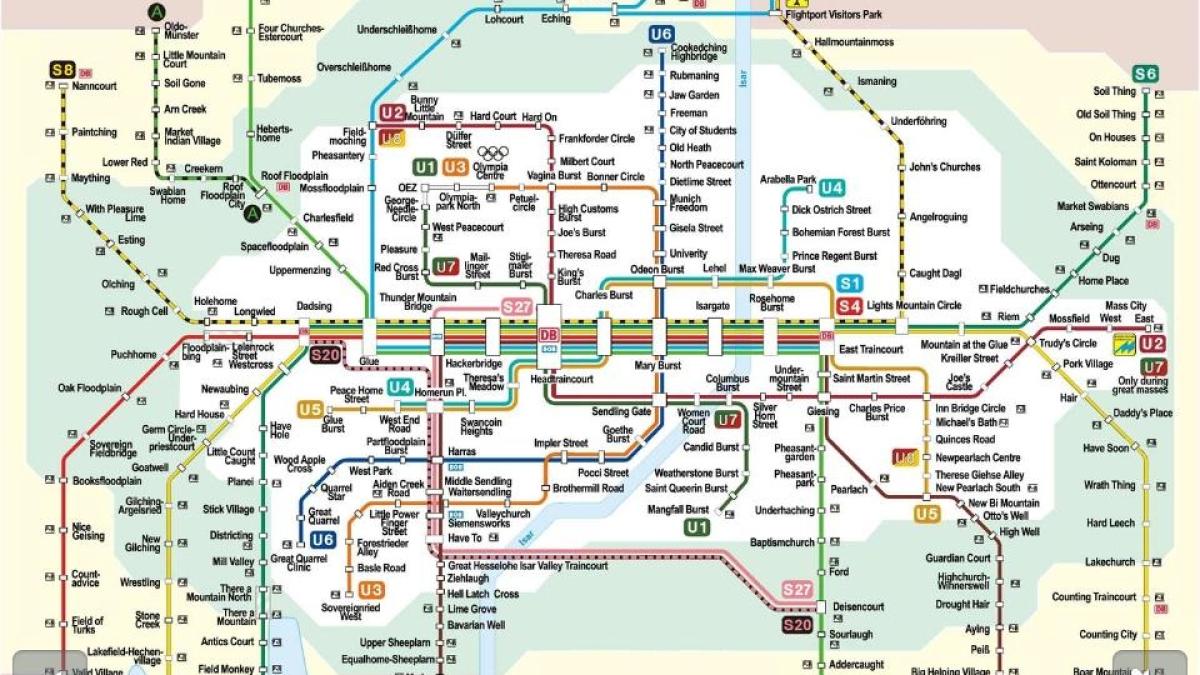 München U Bahn Plan Zum Ausdrucken Kalender