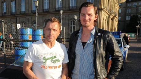 Die "Tatort"-Kommissare Thorsten Lannert (Richy Müller) und Sebastian Bootz (r, Felix Klare) ermitteln im "Tatort" - 