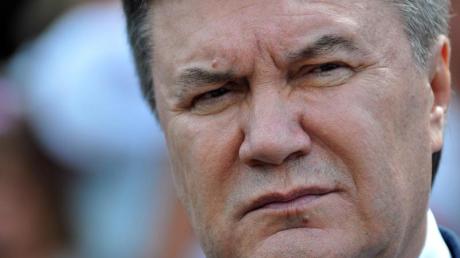 Klammert sich trotz heftiger Proteste an die Macht: Der ukrainische Präsident Viktor Janukowitsch.