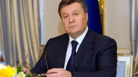 Kurz vor seiner Entmachtung: Viktor Janukowitsch im Präsidentenpalast in Kiew.