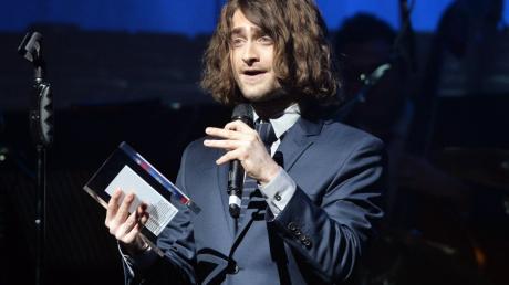 Schauspieler Daniel Radcliffe, der den Zauberlehrling Harry Potter spielte, bei der Präsentation eines neuen Films.