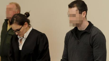 Der 26 Jahre alte Angeklagte, der seine schwangere Ex-Freundin erwürgt haben soll.