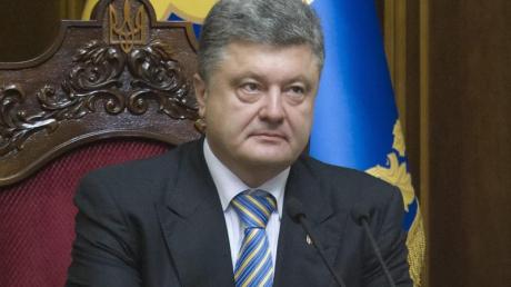 Petro Poroschenko hat den prorussischen Separatisten erneut gedroht.