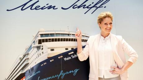 Helene Fischer ist Taufpatin - vom Kreuzfahrtschiff "Mein Schiff 3".