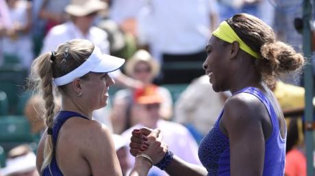 Serena Williams gewann gegen Angelique Kerber.