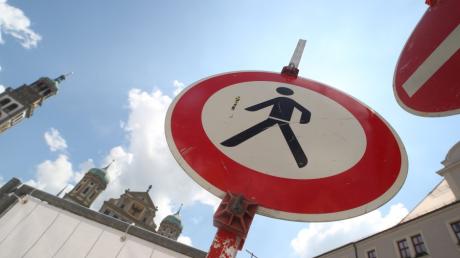 Augsburg: Fußgänger leben hier laut "VCD Städtecheck 2014" immer gefährlicher.